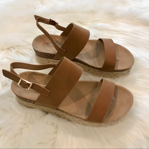 Two Strap sling back Espadrille Sandal - Picture 5 of 5
